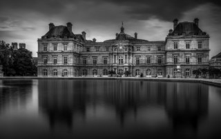 Luxembourg Palace (le Sénat). From Paris.
