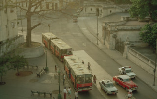 Bus Stop March. Havana, Cuba, 1992 © Tria Giovan